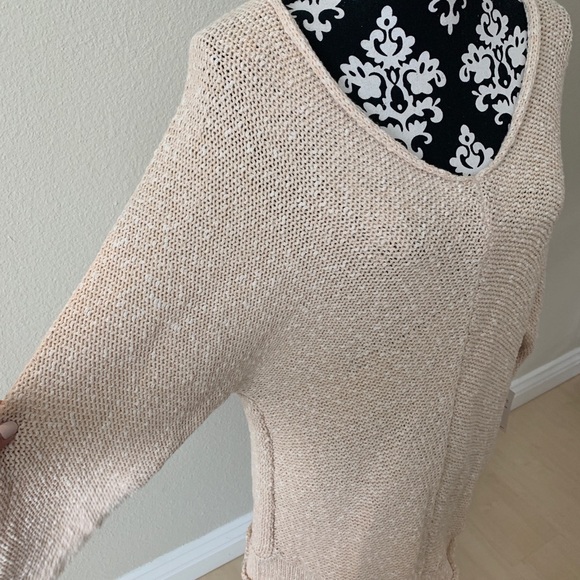 Free people Bright lights v neck sweater NWT chamoix - Picture 4 of 10